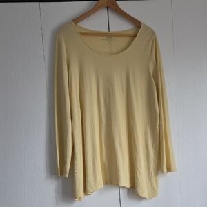 Pure Jill Dipped Hem A Line Top TL